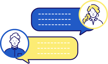 会話吹き出しのアイコン